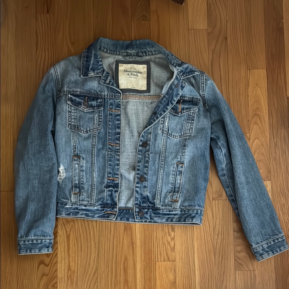 Blue Denim Jacket - Abercrombie and Fitch
